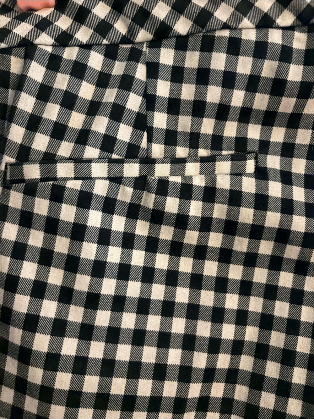 Checkered Black and White Pants - Size EU 42 / US 12 - Picture 5 of 8